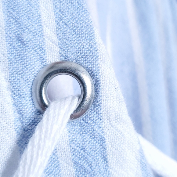 Rails Jeri Holland Striped Lace Up Pullover Short Sleeve Top - Picture 10 of 16